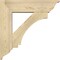 Ekena Millwork Imperial Traditional Rough Sawn Bracket w/ Offset Brace, Douglas Fir, 8"W x 30"D x 30"H BKT0806X30X30IMP01RDF - alternate 2
